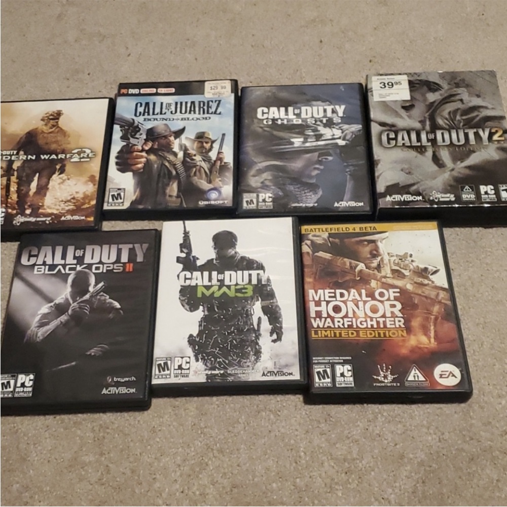 7 Call of Duty PC Games Modern warefare ghosts